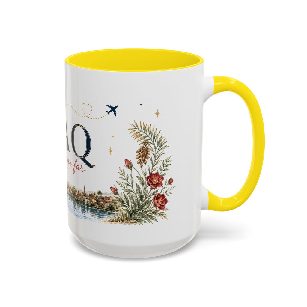 Iraq Home Country Mug | Moving Away Gift | Long Distance Friendship | 11 oz 15 oz Accent Mug