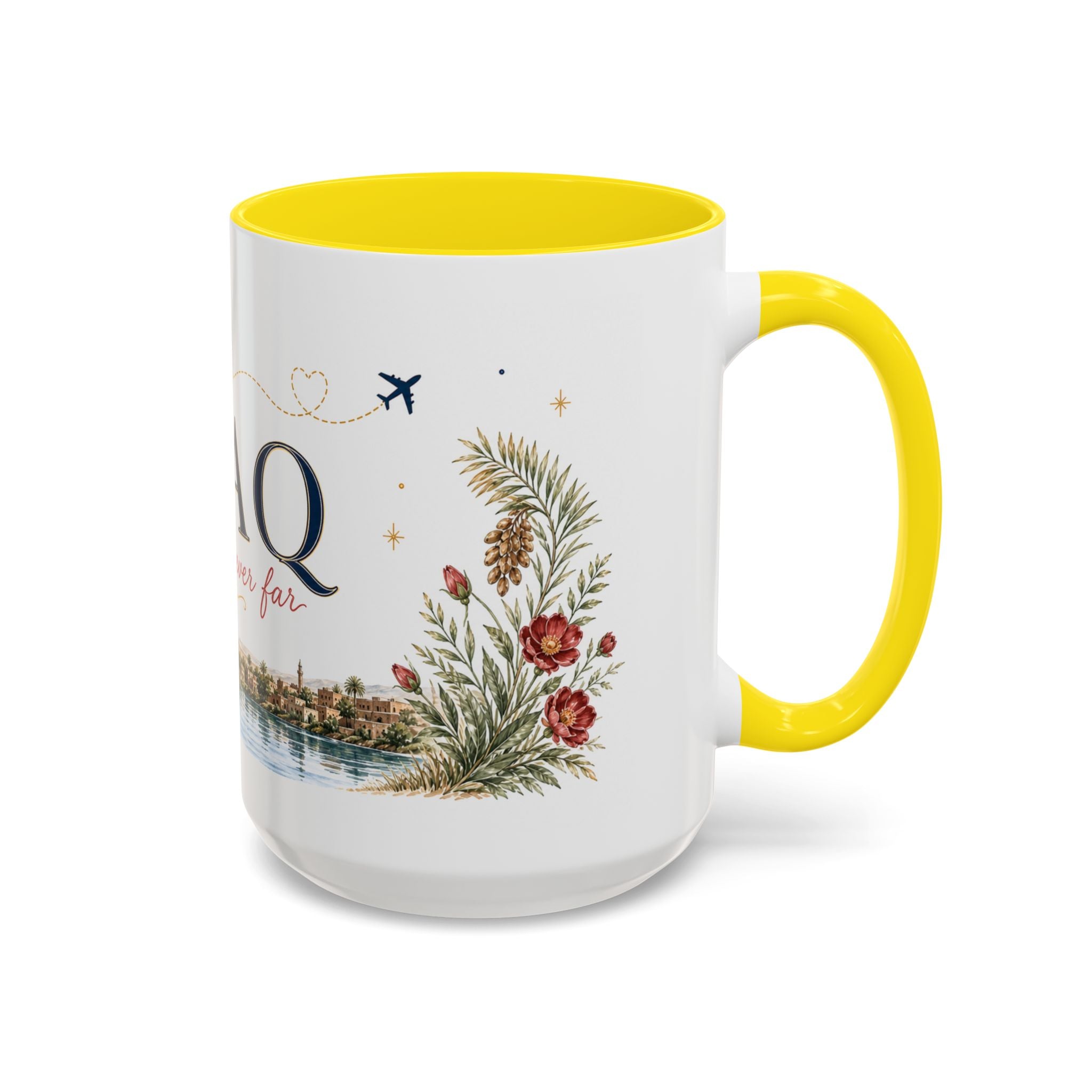 Iraq Home Country Mug | Moving Away Gift | Long Distance Friendship | 11 oz 15 oz Accent Mug