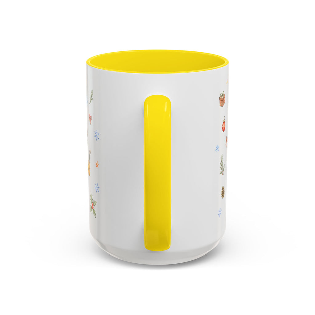 Barcelona Christmas Mug | Watercolor City Souvenir, Ceramic Coffee Cup (11oz/15oz)