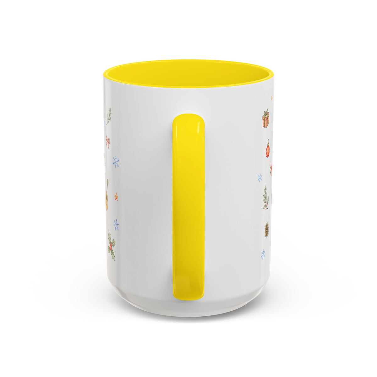 Barcelona Christmas Mug | Watercolor City Souvenir, Ceramic Coffee Cup (11oz/15oz)