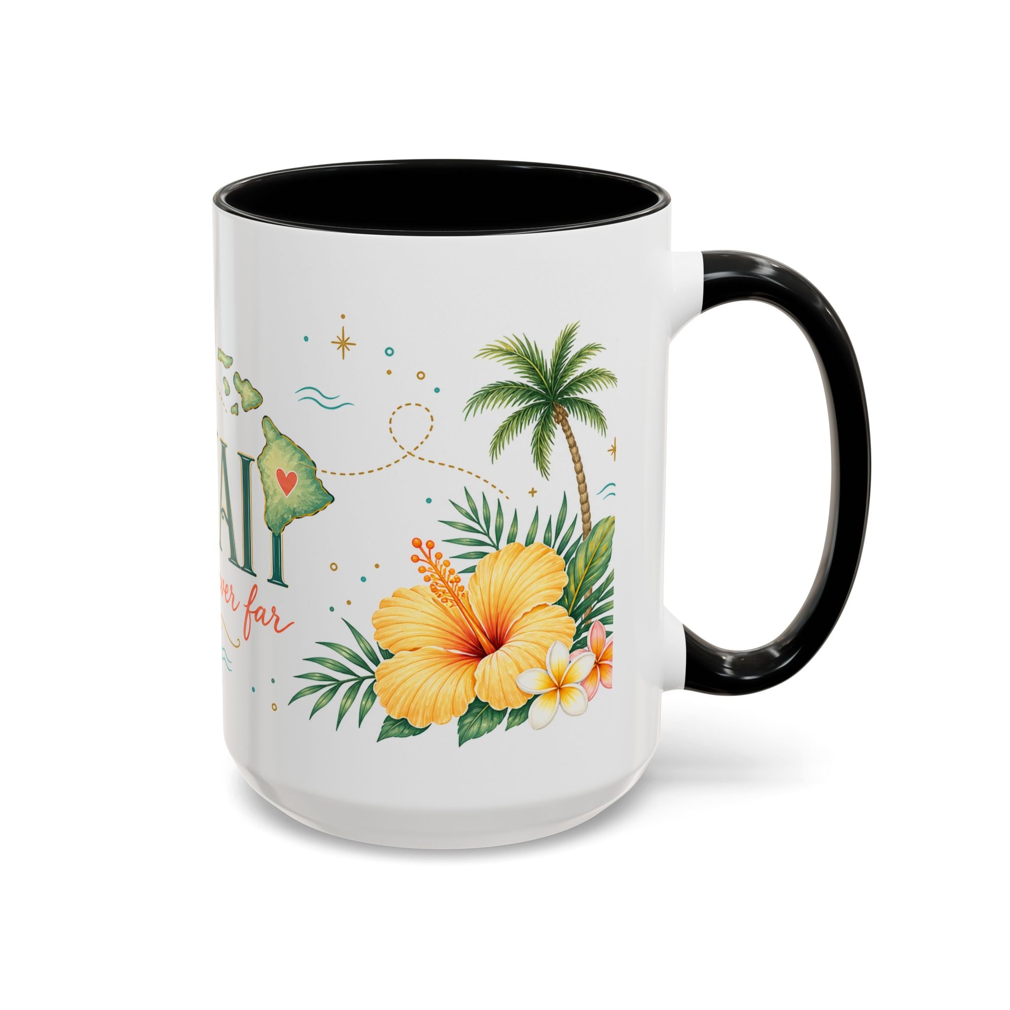 Hawaii State Map Mug | Moving Away Gift | Long Distance Friendship Coffee Cup