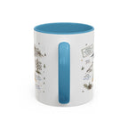 Denali National Park Coffee Mug | Alaska National Park Hiking Gift | Accent Color Ceramic 11oz 15oz