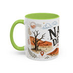 Namib Desert Coffee Mug | Travel Destination Souvenir Gift | Accent Color Ceramic 11oz 15oz
