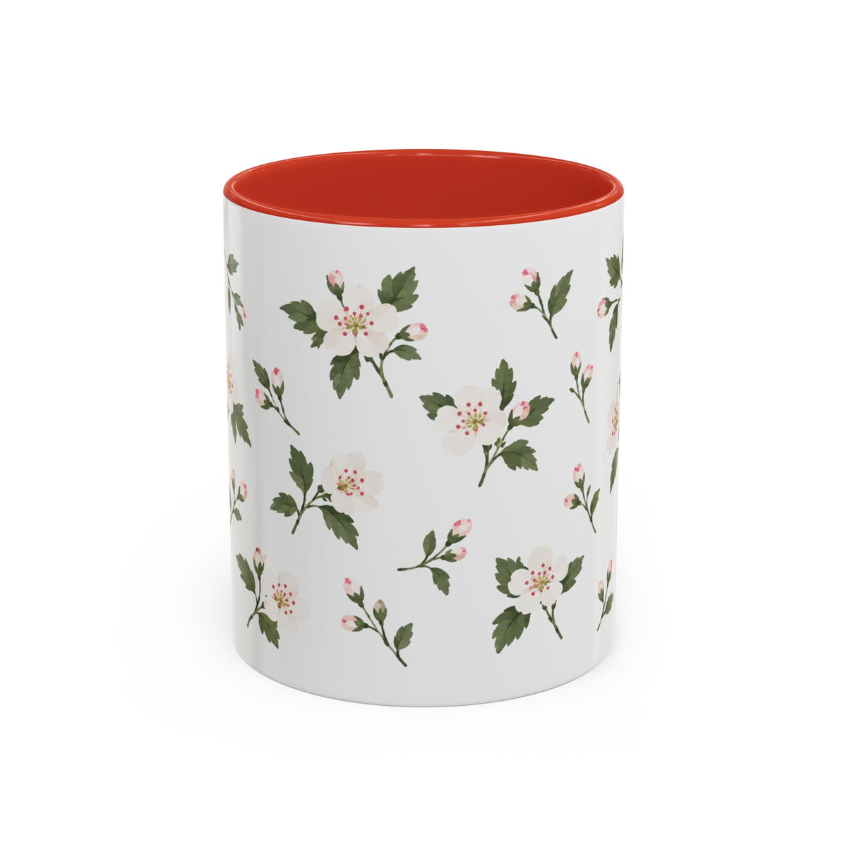 Missouri Hawthorn Mug, State Flower Floral Coffee Cup, 11oz Botanical Gift