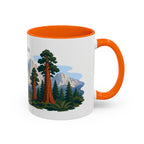 Sequoia National Park Coffee Mug | Solid Color Block Park Souvenir | 11oz 15oz Accent Mug