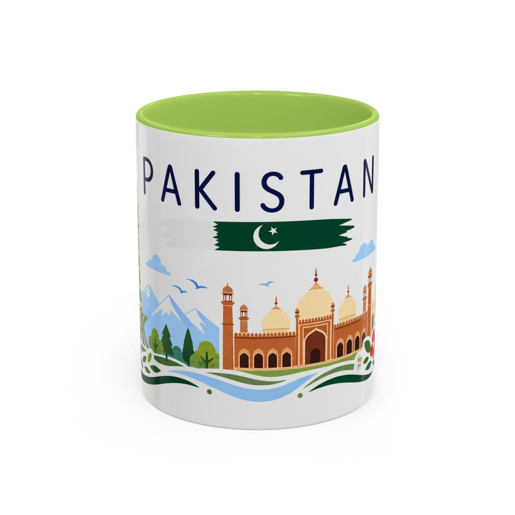 Pakistan Coffee Mug | Travel Souvenir Accent Mug | Country Gift Ceramic Cup 11oz 15oz