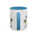 Tampa Illustrated Travel Mug | City Souvenir Accent Coffee Mug | 11oz 15oz Ceramic Cup