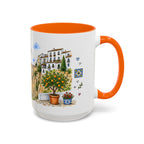 Ronda Illustrated Travel Mug | Spain Souvenir Accent Coffee Mug | 11oz 15oz Ceramic Cup
