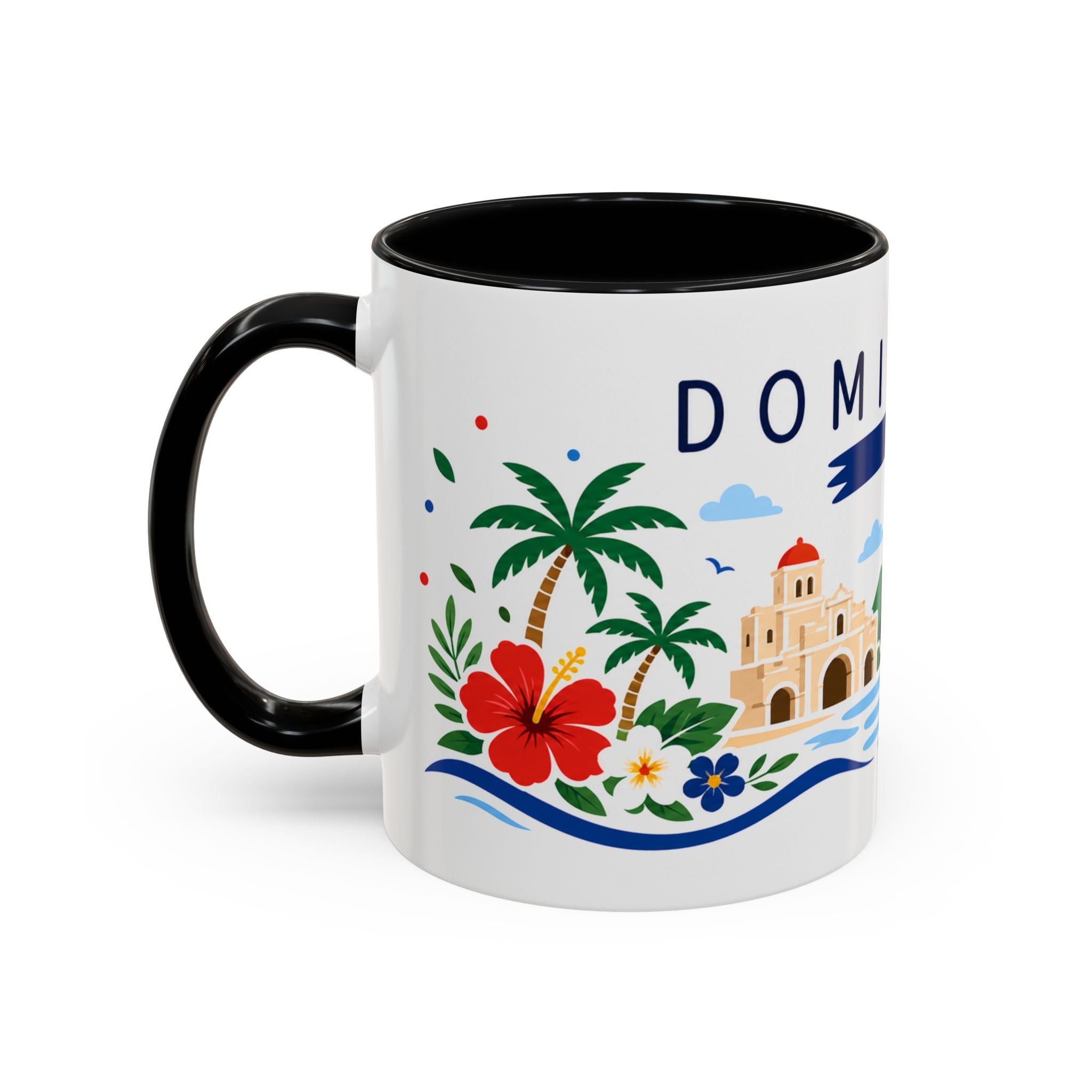 Dominican Republic Coffee Mug | Travel Souvenir Accent Mug | Country Gift Ceramic Cup 11oz 15oz
