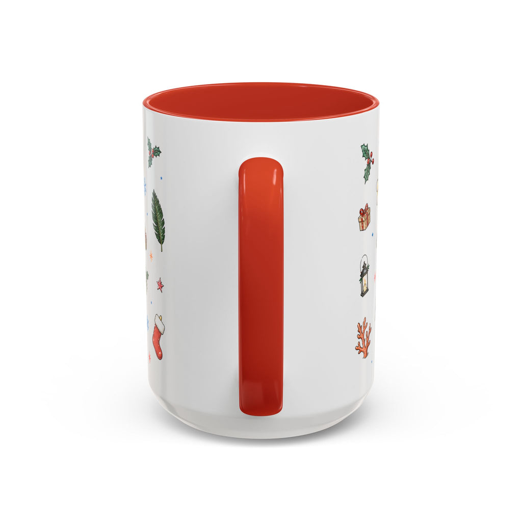 Honolulu Christmas Mug | Watercolor City Souvenir | Ceramic Coffee Cup (11oz 15oz)
