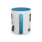 Iceland Ring Road Coffee Mug | Travel Destination Souvenir Gift | Accent Color Ceramic 11oz 15oz