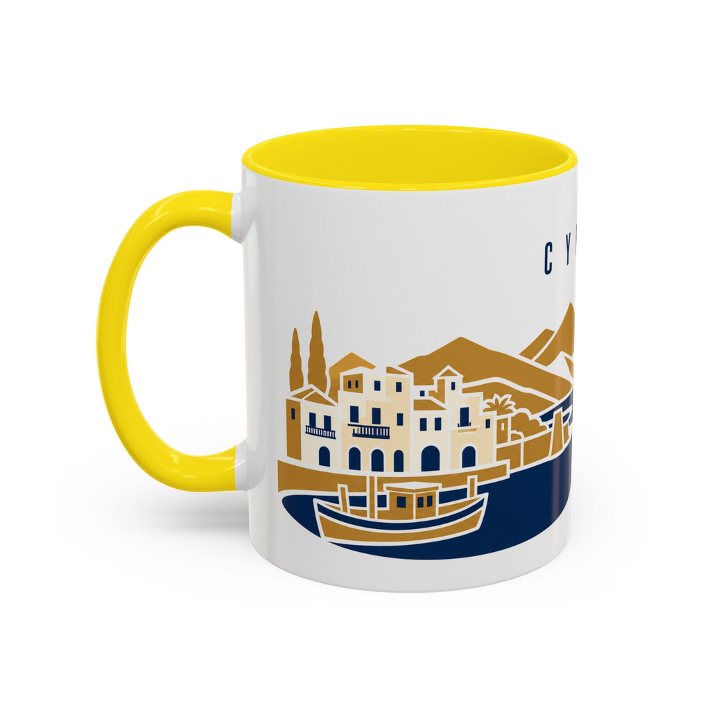 Cyprus Coffee Mug | Travel Souvenir Accent Mug | Country Gift Ceramic Cup 11oz 15oz