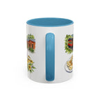 Pittsburgh Illustrated Travel Mug | City Souvenir Accent Coffee Mug | 11oz 15oz Ceramic Cup