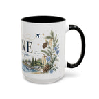Maine State Mug | Moving Away, Long Distance Friendship Gift | 11oz 15oz Accent Mug