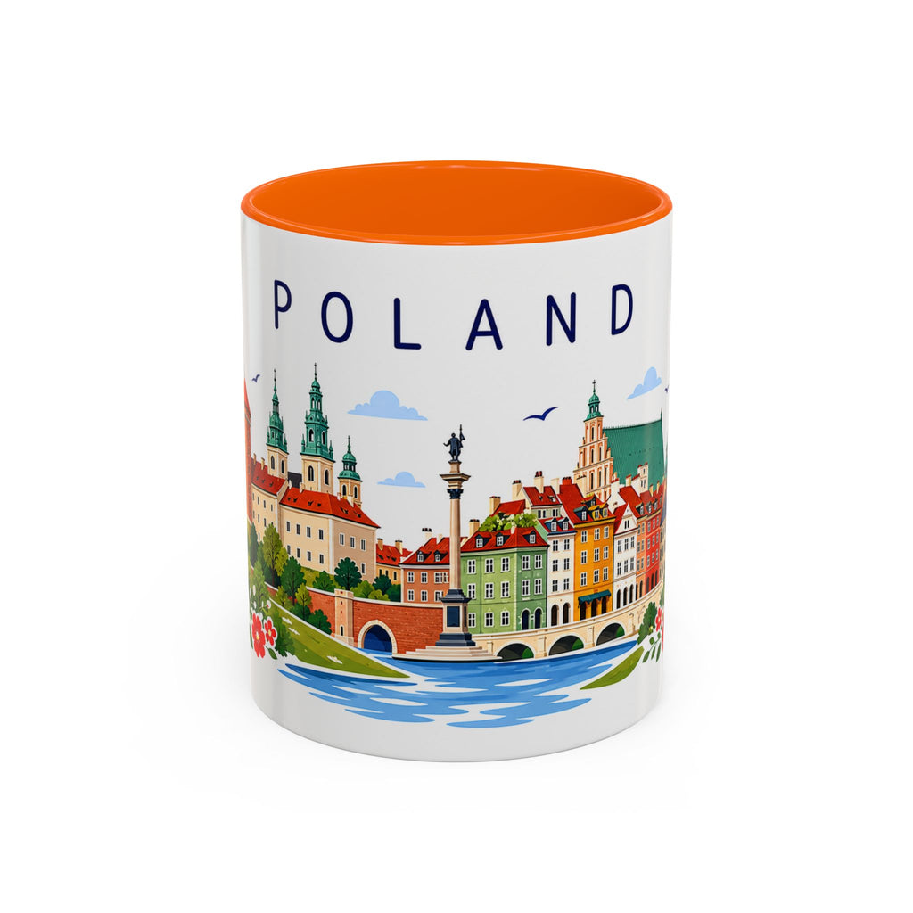 Poland Coffee Mug | Travel Souvenir Accent Mug | Place Gift Ceramic Cup 11oz 15oz