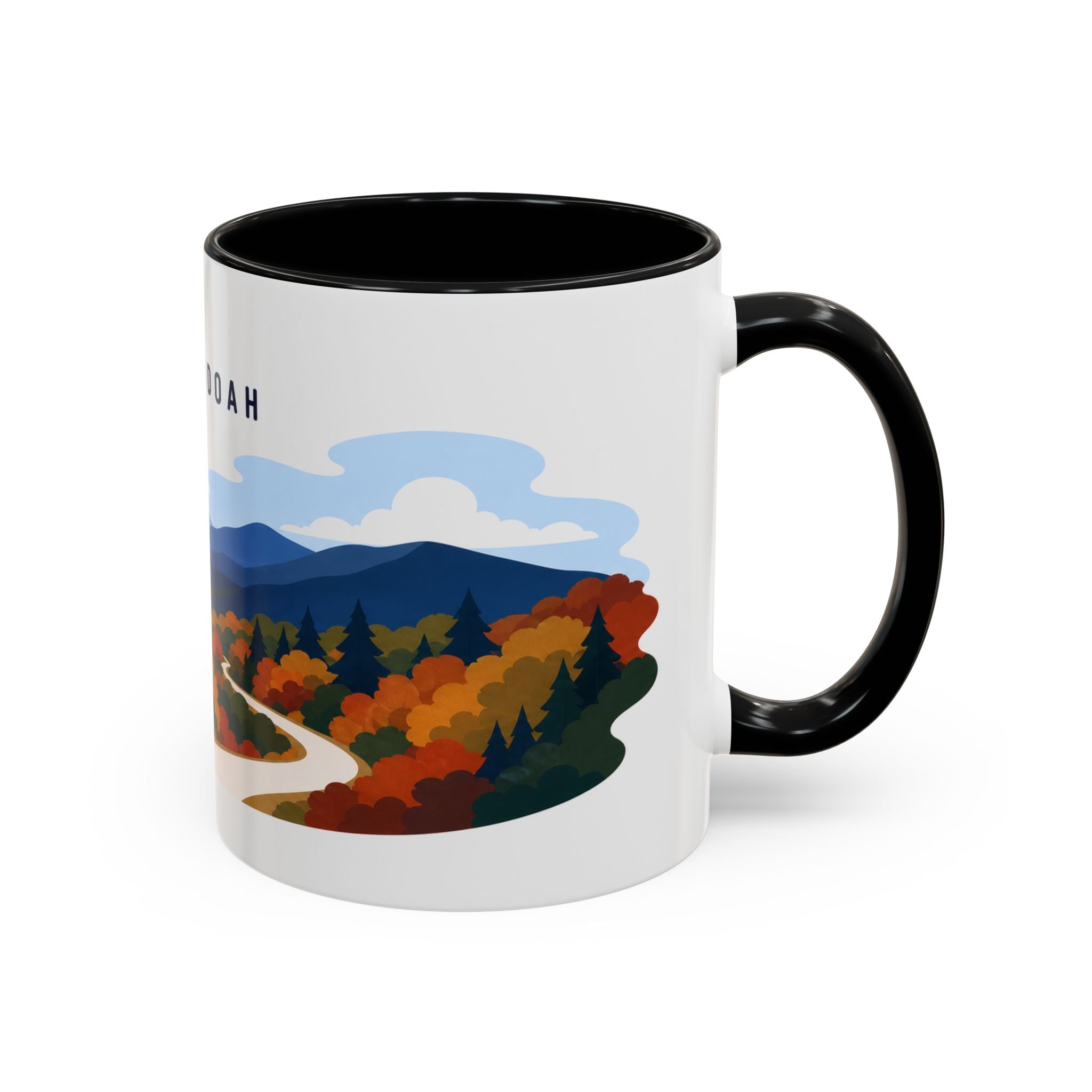 Shenandoah National Park Coffee Mug | Solid Color Block Park Souvenir | 11oz 15oz Accent Mug