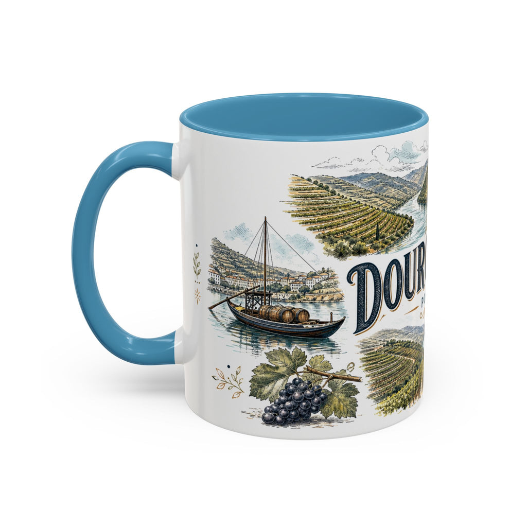 Douro Valley Mug, Portugal Travel Souvenir, Bucket List Gift, Accent Ceramic Coffee Mug 11oz 15oz