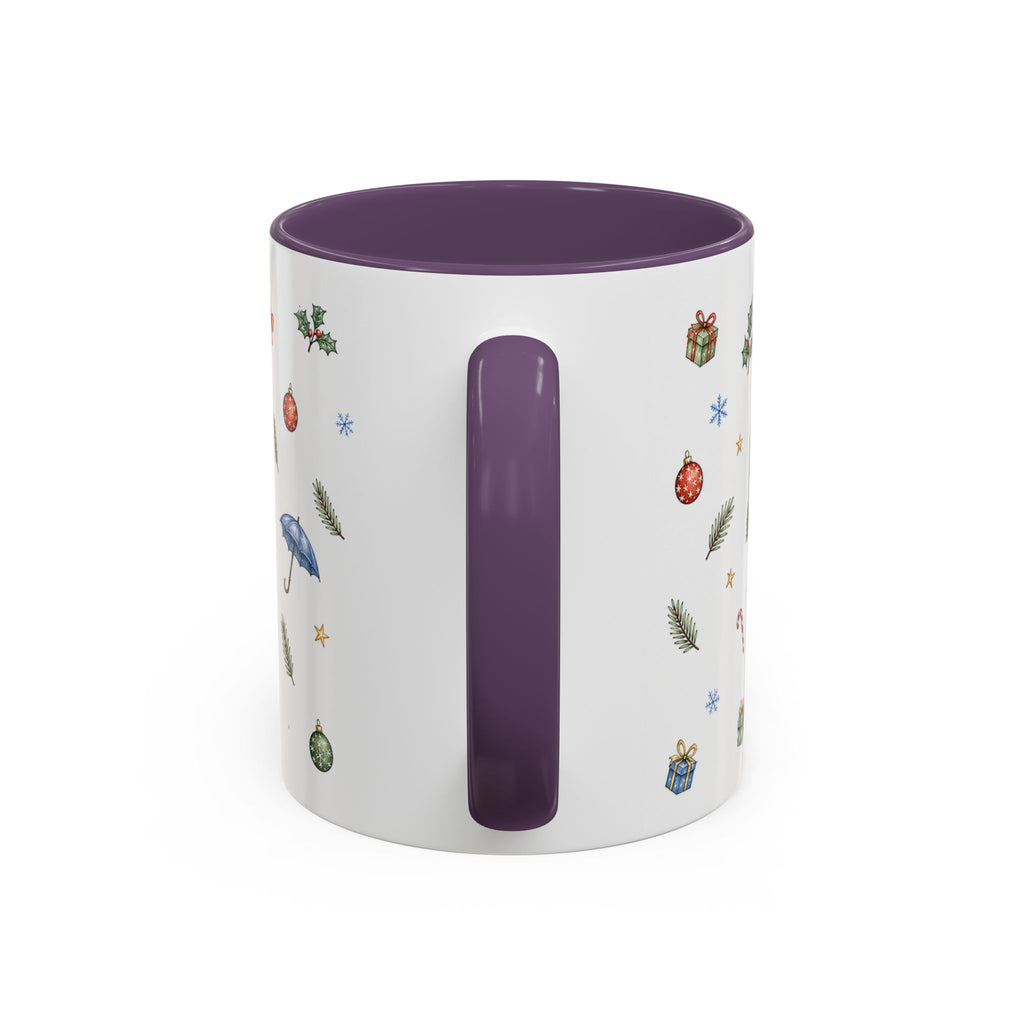 Amsterdam Christmas Watercolor Mug | Festive City Souvenir Coffee Cup