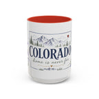Colorado State Mug | Rocky Mountain Botanical Design | Moving Away Gift