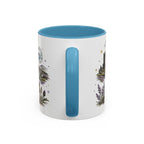 Scottish Highlands Coffee Mug | Travel Destination Souvenir Gift | Accent Color Ceramic 11oz 15oz