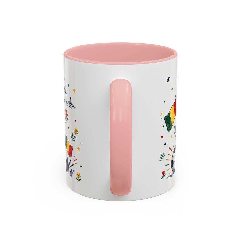 Senegal Soccer Coffee Mug | World Cup Fan Gift | Accent Color Ceramic 11oz 15oz Match Day Cup