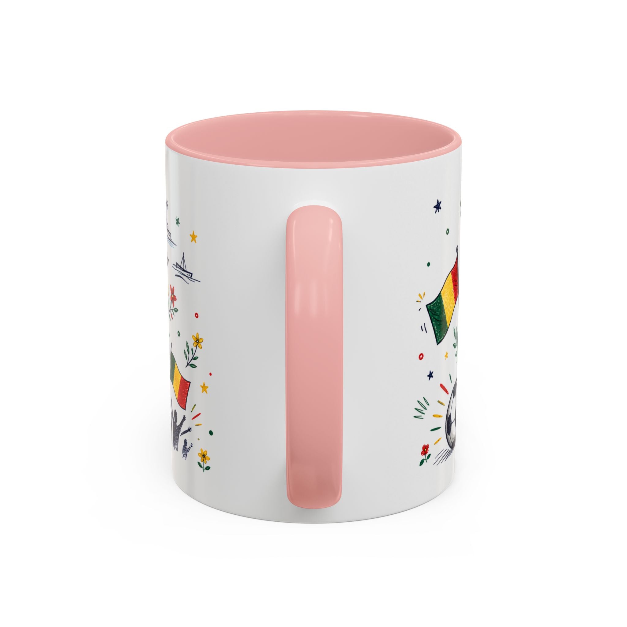 Senegal Soccer Coffee Mug | World Cup Fan Gift | Accent Color Ceramic 11oz 15oz Match Day Cup