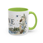 Maine State Mug | Moving Away, Long Distance Friendship Gift | 11oz 15oz Accent Mug