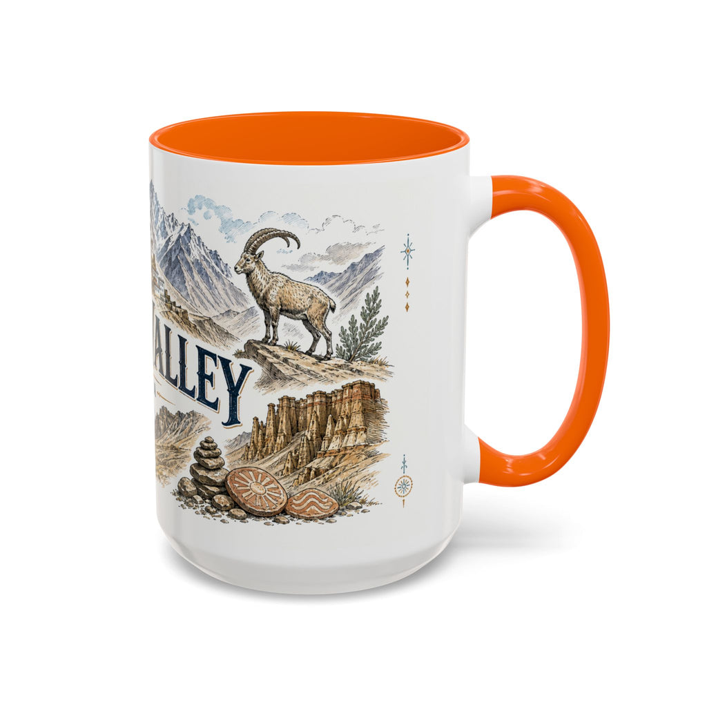 Spiti Valley Mug, India Travel Souvenir, Bucket List Gift, Accent Ceramic Coffee Mug 11oz 15oz