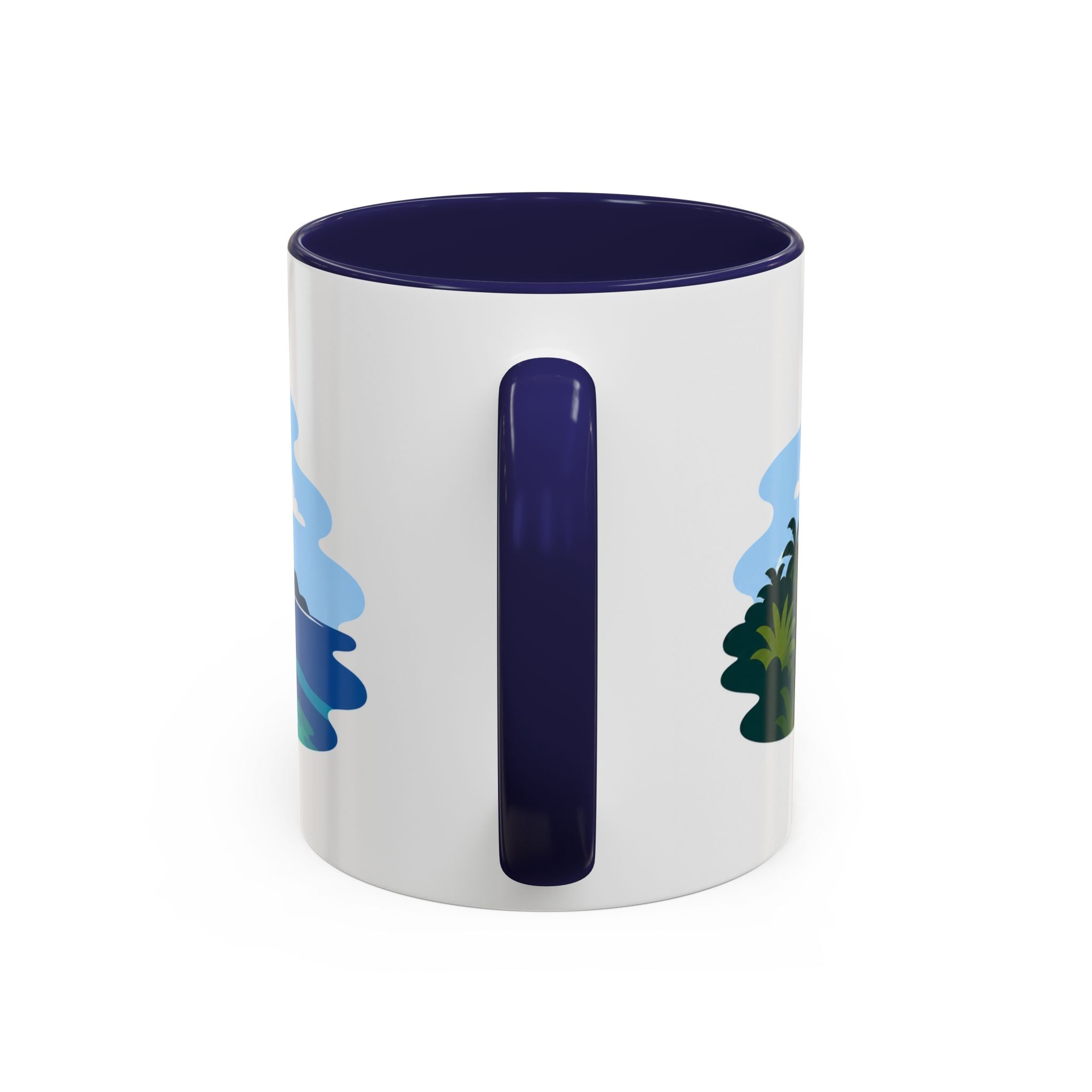 National Park of American Samoa Coffee Mug | Solid Color Block Park Souvenir | 11oz 15oz Accent Mug