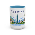 Taiwan Coffee Mug | Travel Souvenir Accent Mug | Place Gift Ceramic Cup 11oz 15oz