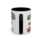 Bern Illustrated Travel Mug | City Souvenir Accent Coffee Mug | 11oz 15oz Ceramic Cup