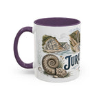 Jurassic Coast Mug, England Travel Souvenir, Bucket List Gift, Accent Ceramic Coffee Mug 11oz 15oz