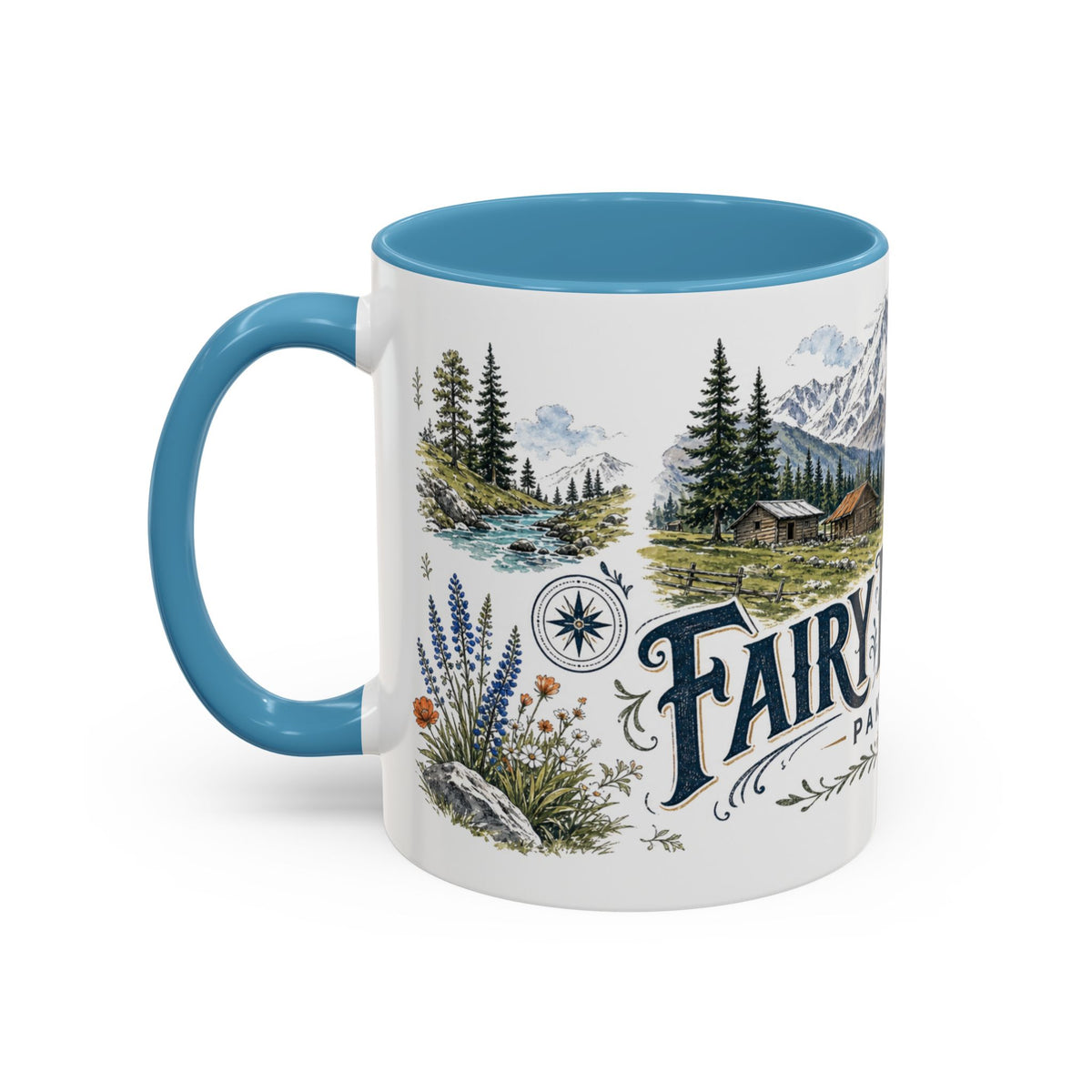 Fairy Meadows Mug, Pakistan Travel Souvenir, Bucket List Gift, Accent Ceramic Coffee Mug 11oz 15oz