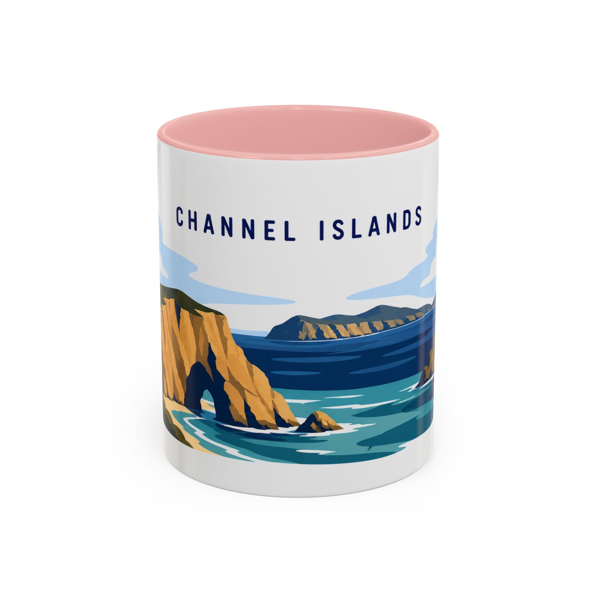 Channel Islands National Park Coffee Mug | Solid Color Block Park Souvenir | 11oz 15oz Accent Mug