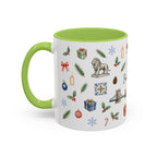 Budapest Christmas Mug | Watercolor City Souvenir | Ceramic Coffee Cup (11oz 15oz)