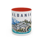 Albania Coffee Mug | Travel Souvenir Accent Mug | Country Gift Ceramic Cup 11oz 15oz