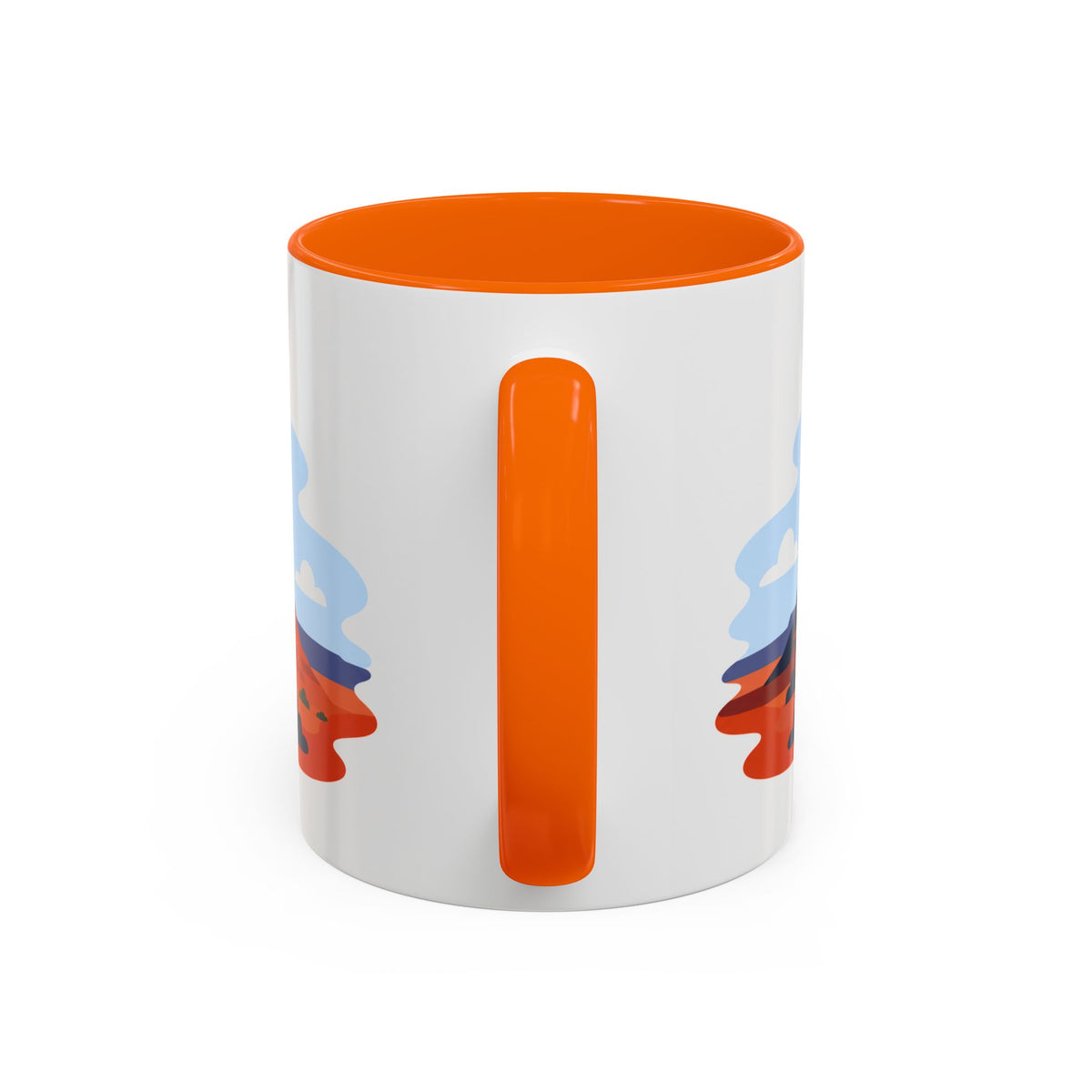 Monument Valley Coffee Mug | Travel Destination Souvenir Gift | Accent Color Ceramic 11oz 15oz