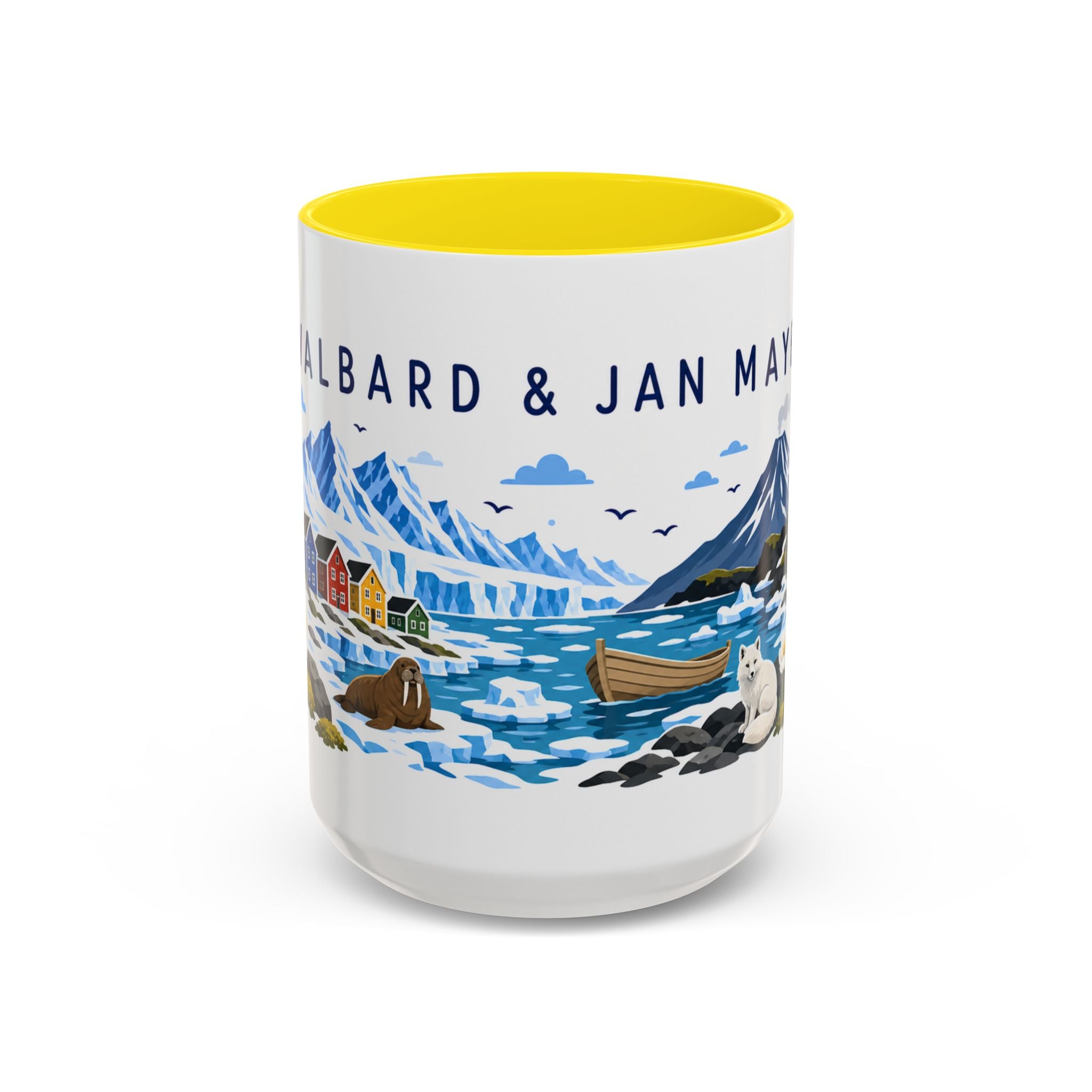 Svalbard & Jan Mayen Coffee Mug | Travel Souvenir Accent Mug | Country Gift Ceramic Cup 11oz 15oz