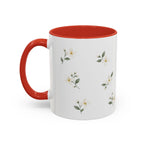 Idaho Syringa Mug, State Flower Floral Coffee Cup, 11oz Botanical Gift