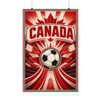 Canada Soccer Fan Art Poster | Matte Vertical Poster | 2026 soccer season Wall Decor
