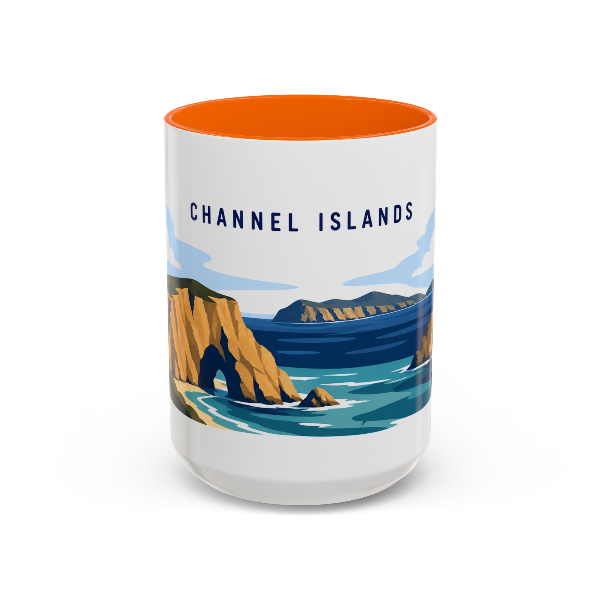 Channel Islands National Park Coffee Mug | Solid Color Block Park Souvenir | 11oz 15oz Accent Mug