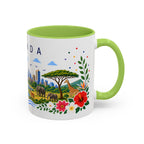Uganda Coffee Mug | Travel Souvenir Accent Mug | Place Gift Ceramic Cup 11oz 15oz