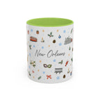New Orleans Christmas Mug | Watercolor City Souvenir, Travel Gift (11oz/15oz)