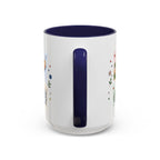 Fez Coffee Mug | Postage Stamp Collage Mug | Travel Souvenir Accent Cup 11oz 15oz