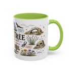 Joshua Tree Coffee Mug | National Park Desert Camping Gift | Accent Color Ceramic 11oz 15oz