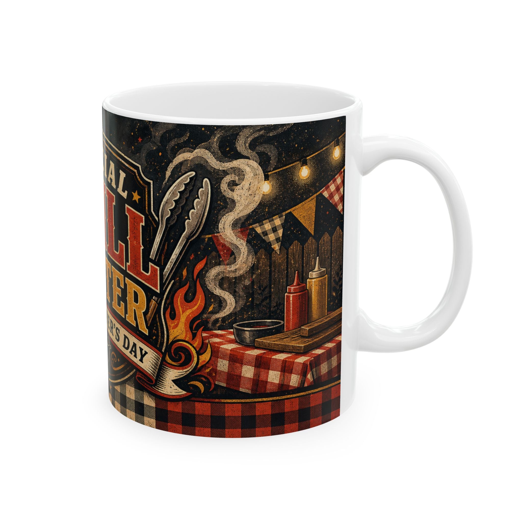 Official Grill Master Father's Day Coffee Mug | Dad Gift | Ceramic 11oz 15oz Cup