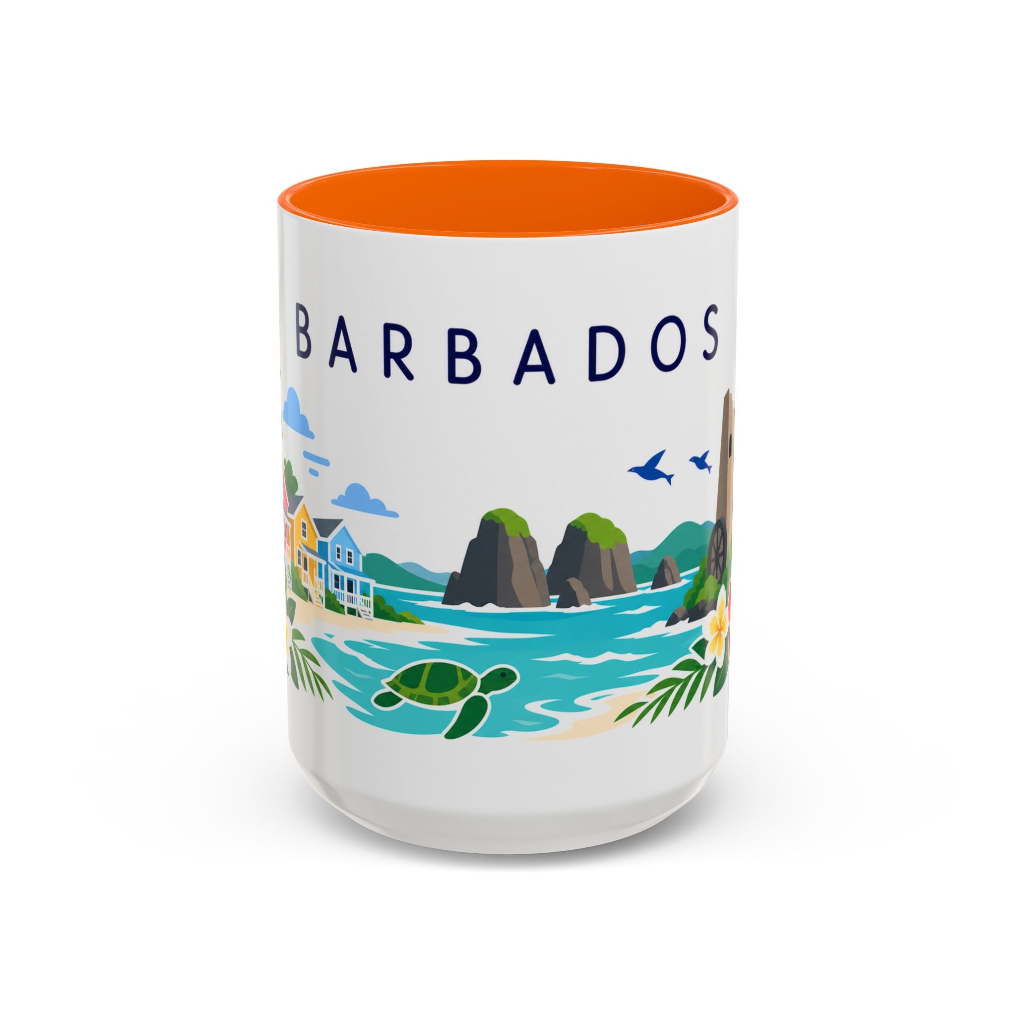 Barbados Coffee Mug | Travel Souvenir Accent Mug | Country Gift Ceramic Cup 11oz 15oz