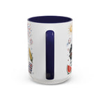 Freedom Fest Coffee Mug | Grill Chill Fireworks 4th of July | Accent Color Ceramic 11oz 15oz