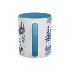 Great White North Coffee Mug | Canadian Pride Gift | Accent Color Ceramic 11oz 15oz