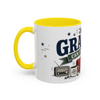 Grandpa Can Fix Anything Coffee Mug | Funny Gift From Grandkids | Accent Ceramic 11oz 15oz